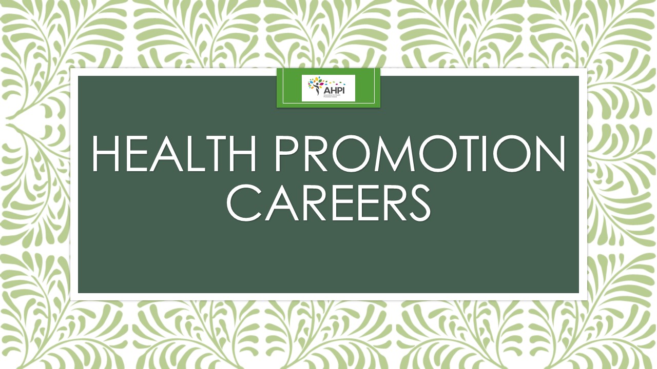 Health Promotion Careers
